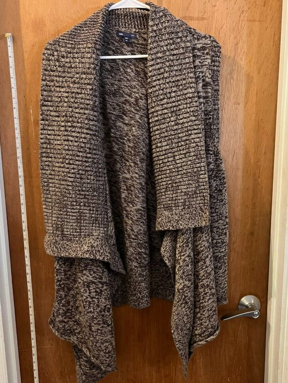 🐻Size XXL - Gap - Gray/Brown Sleeveless Sweater Wrap